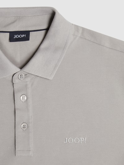 JOOP! Collection Poloshirt mit Label-Stitching Silber 2