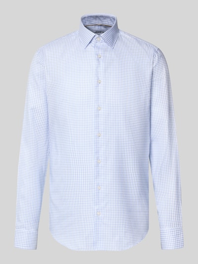 Jake*s Slim Fit Businesshemd aus reiner Baumwolle Hellblau 2