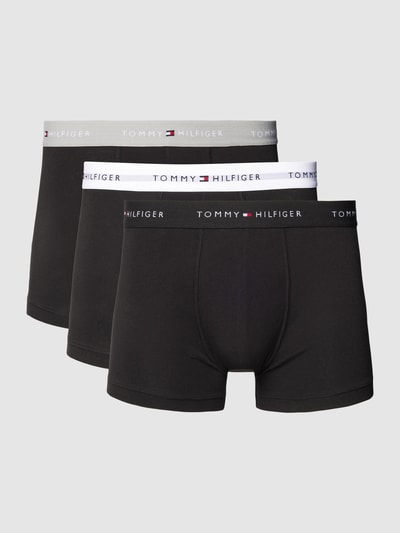 Tommy Hilfiger Trunks mit Logo-Stitching im 3er-Pack Mittelgrau 1