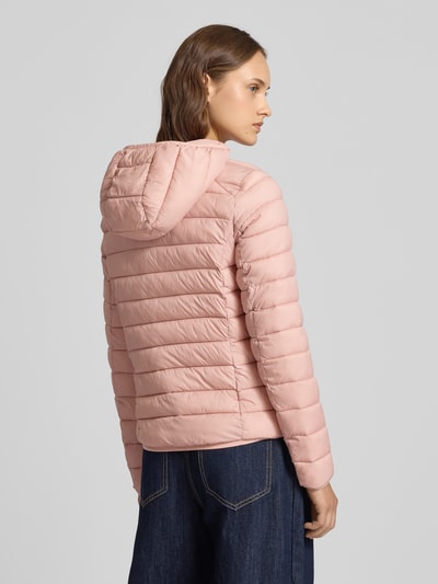 Review Kurtka pikowana z kapturem Brudnoróżowy 5