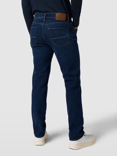 Brax Jeansy o kroju straight fit z detalem z logo model ‘CADIZ’ Niebieski 5