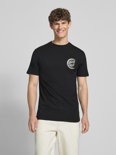 SANTA CRUZ T-Shirt mit Label-Print Black 4