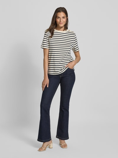 Tommy Hilfiger Regular Fit T-Shirt aus reiner Baumwolle Marine 1