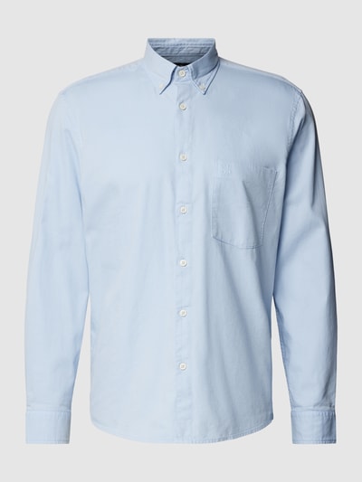 Marc O'Polo Regular Fit Freizeithemd mit Button-Down-Kragen Hellblau 2