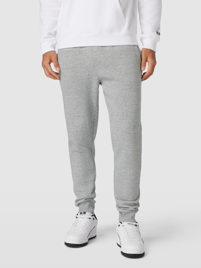 CHAMPION Regular fit sweatpants met elastische band Lichtgrijs - 4