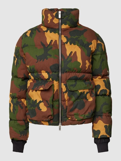 PEQUS Jacke mit Camouflage-Muster Oliv 2