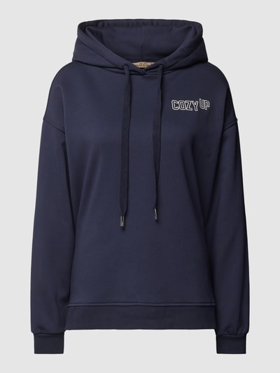 Smith and Soul Hoodie mit Statement-Stitching Modell 'Cozy up' Marine 2