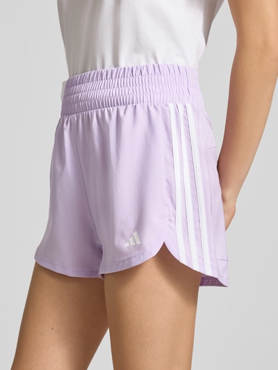 adidas Sportswear Korte broek met logo en elastische band Lila - 3