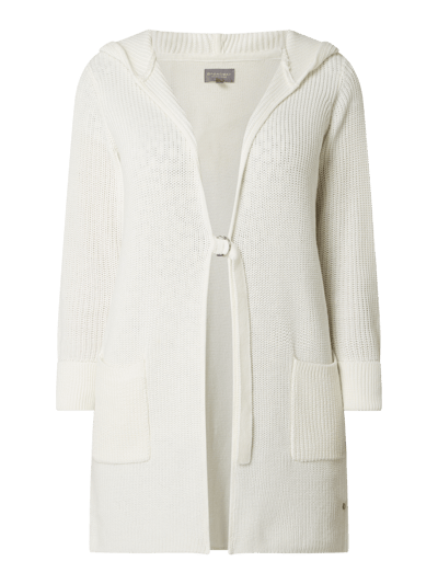 Broadway NYC Cardigan mit Kapuze Modell 'Evonne' Beige 2