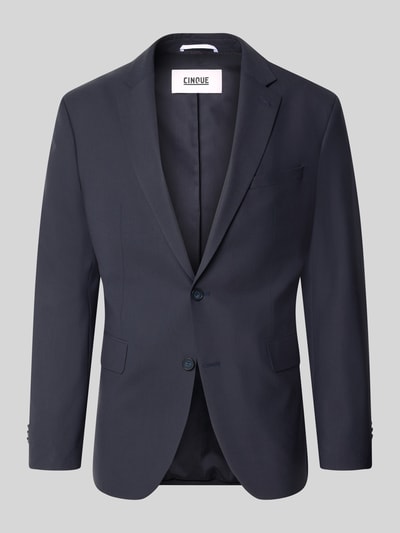 CINQUE Regular fit colbert met scheerwol model 'Totti' Donkerblauw - 2