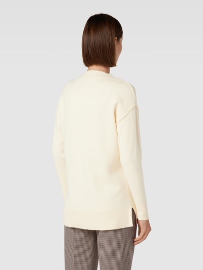 Vero Moda Gebreide pullover met V-hals, model 'GOLD LINK' Offwhite - 5