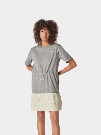 Kenzo Kleid mit Monogramm-Detail Graphit 4