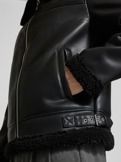 MCNEAL Jacke in Leder-Optik Black 3