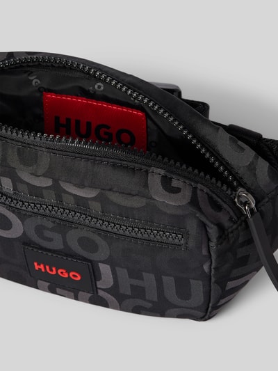 HUGO CLASSIFICATION Bauchtasche mit Label-Badge Modell 'Ethon 2.0' Black 4