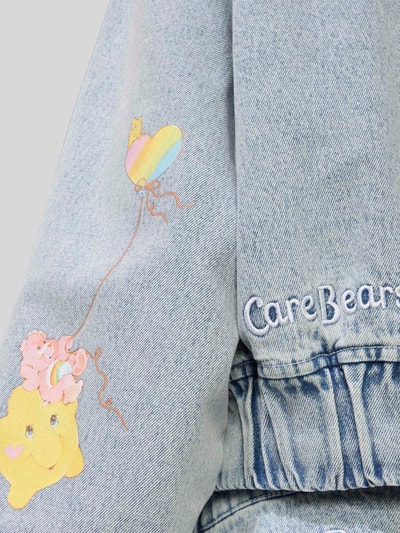 adidas Originals Relaxed Fit Jeansjacke aus reiner Baumwolle mit Stickereien Jeansblau 5