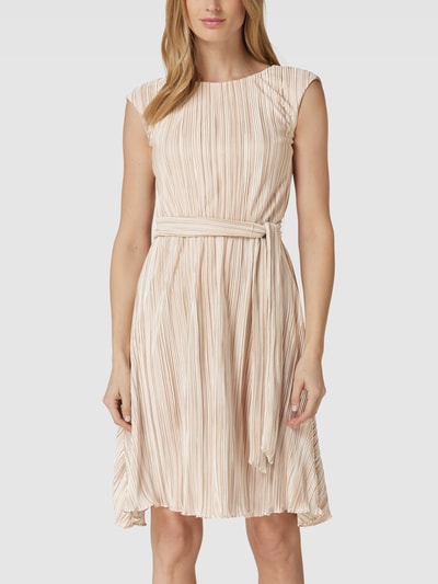 DKNY Knielange jurk met plissévouwen Donkerblauw - 4