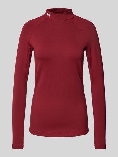 Under Armour Longsleeve mit Stehkragen Bordeaux 2