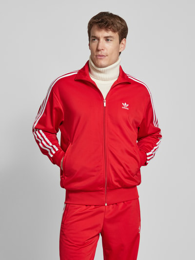 adidas Originals Sweatjack met labelstitching Rood - 4