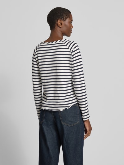 Smith and Soul Longsleeve mit Rundhalsausschnitt und Rollsaum Marine 5