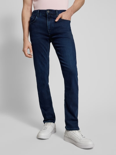 Tommy Hilfiger Jeansy o kroju straight leg z 5 kieszeniami model ‘DENTON’ Niebieski 4