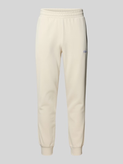 PUMA PERFORMANCE Sweatpants met labelstitching en elastische band Offwhite - 2