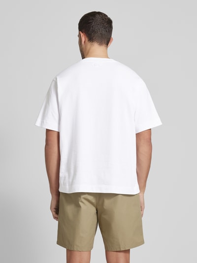 Lacoste T-shirt in effen design Wit - 5