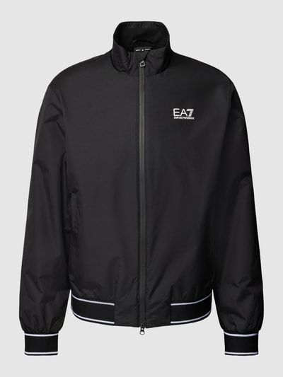 EA7 Emporio Armani Blouson mit Stehkragen und Zweiwege-Reißverschluss Black 2