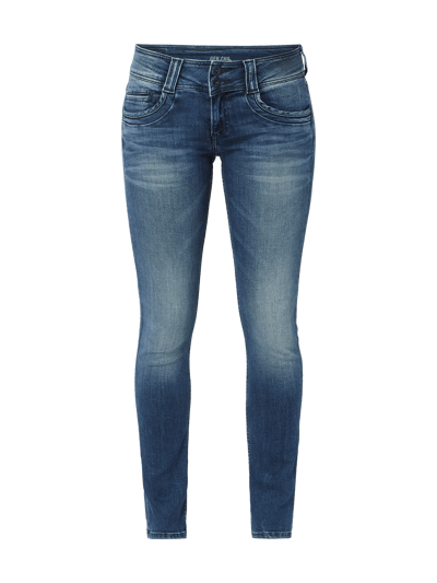 Pepe Jeans Jeansy w odcieniu Stone Washed o kroju straight fit  Jeansowy niebieski 2