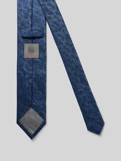 MONTI Krawatte aus Seide im Allover-Look (7,5 cm) Blau 2