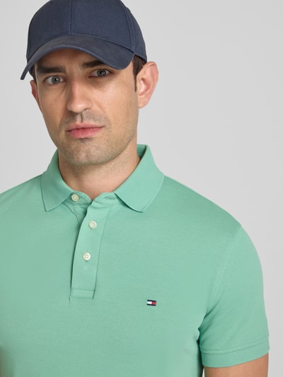 Tommy Hilfiger Slim Fit Poloshirt aus Baumwoll-Elasthan-Mix Apfel 3