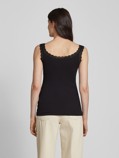 Christian Berg Woman Tanktop met kant Zwart - 5