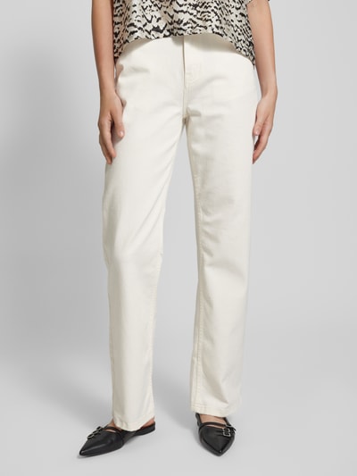 MSCH Copenhagen Regular Fit Jeans im 5-Pocket-Design Modell 'Layan' Offwhite 4