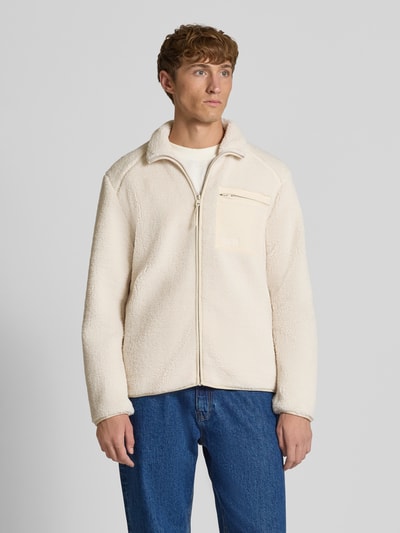 Only & Sons Regular Fit Webpelzjacke mit Mesh Innenstoff Modell 'DALLAS' Beige 4
