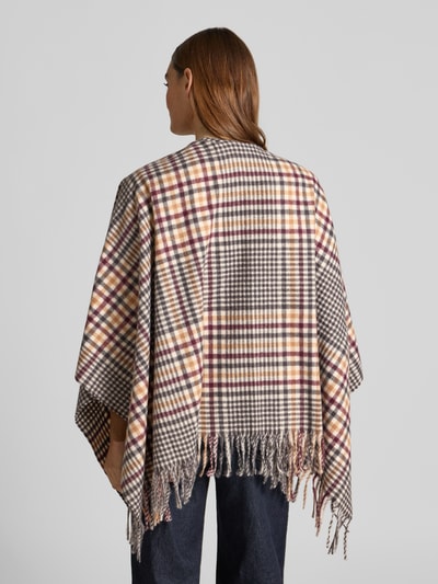 comma Stola mit Fransen Beige 5