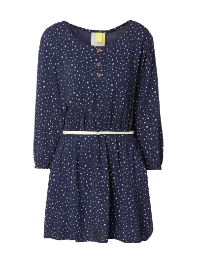 ALIFE & Kickin Kleid mit Sternenmuster Dunkelblau 2