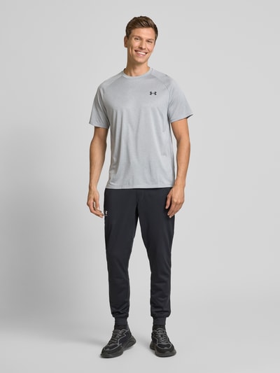 Under Armour T-Shirt mit Logo-Print Modell 'TECH 2.0' Hellgrau Melange 1