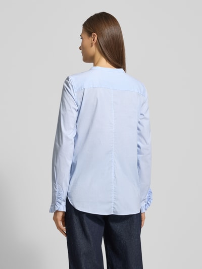 MOS MOSH Regular Fit Hemdbluse mit Rundhalsausschnitt Modell 'Mattie' Hellblau 5