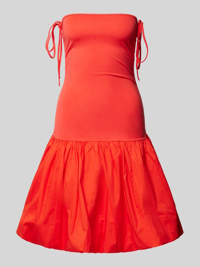 Amy Lynn Cocktailkleid mit Schnürung Modell 'ALEXA' Orange 2