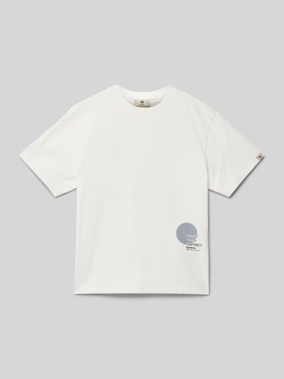 Garcia T-Shirt mit Label-Print Offwhite 1