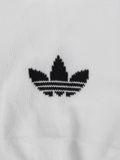 adidas Originals Skarpetki stopki z elastycznej mieszanki bawełny w zestawie 3 szt. Biały 3