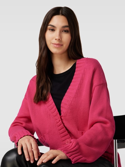 Better Rich Cardigan mit Knopfleiste Modell 'Corry' Pink 3