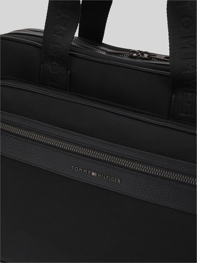 Tommy Hilfiger Laptoptasche mit abnehmbaren Schulterriemen BLACK 3