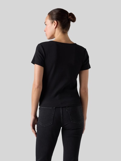 Levi's® Slim fit t-shirt van katoenmix Zwart - 5