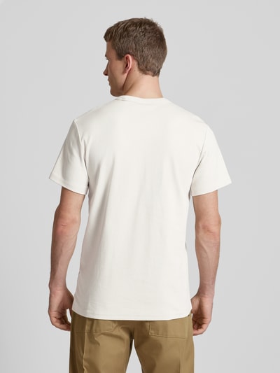 G-Star Raw T-shirt met labelstitching, model 'Nifous' Offwhite - 5