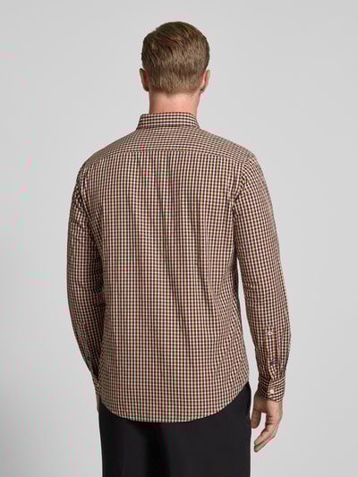 OLYMP Level Five Regular fit vrijetijdsoverhemd met button-downkraag Cognac - 5