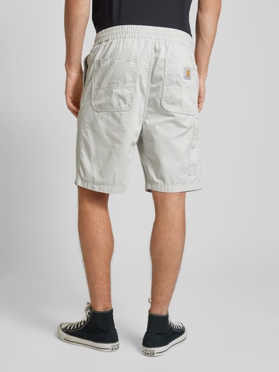 Carhartt Work In Progress Shorts mit elastischem Bund Modell 'FLINT' Hellgrau 5