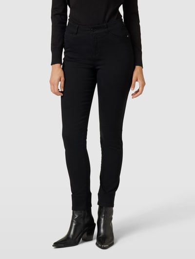 Christian Berg Woman Slim fit broek in 5-pocketmodel Zwart - 4