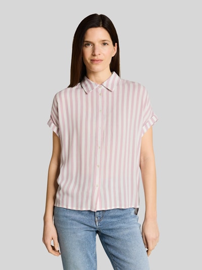 Tom Tailor Regular Fit Bluse aus reiner Viskose  Hellrosa 4