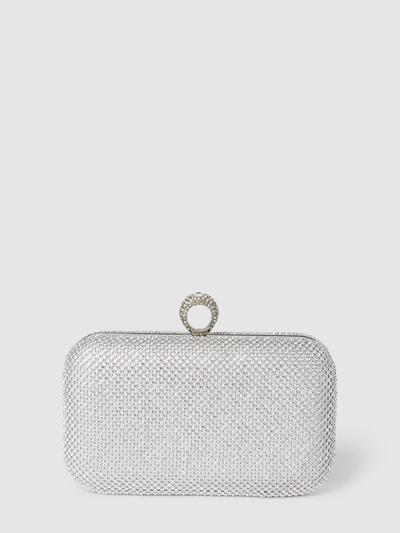 Jake*s Cocktail Clutch mit Zierbesatz Silber 4