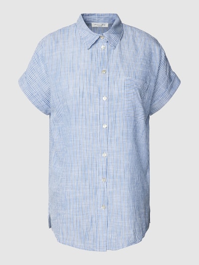 Christian Berg Woman Hemdbluse mit Streifenmuster Jeansblau 2